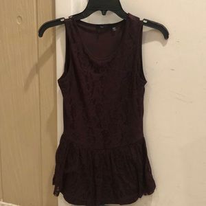 Dex women's plum lace tank